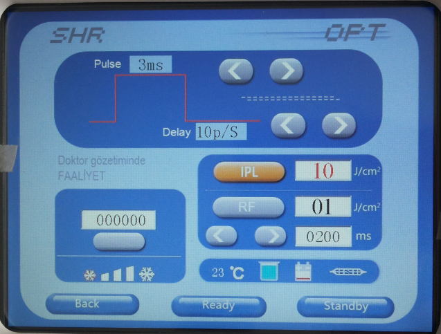 Yeni yıl promosyon taşınabilir IPL SHR epilasyon makinesi SHR IPL