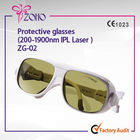 Profesyonel Özel Sarı Yag Lazer Güvenlik Gözlükleri 190nm