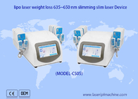 Selülit Yağ Giderimini Azaltmak İçin 650nm Lipo Lazer Pedleri Lazer Liposuction Makinesi