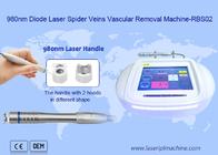 Taşınabilir Diyot 980nm Lazer Örümcek Damar Temizleme Makinesi / Vasküler Lazer Makinesi