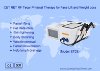 Tecar RET CET RF Makine Fiziksel Terapi Yüz kaldırma Kilo kaybı Cilt gençleştirme
