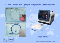 CE Lipo Lazer Makinesi Hemoroid için 980nm 1470nm Diyot Lazer