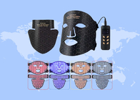 4 Renkli Silikon Full Face Mask for Wrinkle Removal Skin Care Kızılötesi LED Işık