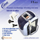 Rf ultrasonik kavitasyon Cryolipolysis zayıflama makine 3 kulplu, yüksek profilli