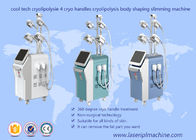 Vücut Şekillendirme Cryolipolysis Vakum Makinesi, 4 Cryolipolysis Yağ Donma Zayıflama Makinesi Kolları