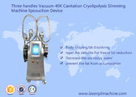 Vakum 40k Kavitasyon Cryolipolysis Zayıflama Makinesi Liposuctio Cihazı Üç Kolları