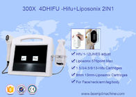 2 In 1 Yüz Germe 3D HIFU Makinesi Yüksek Yoğunluklu Odaklı Ultrason 110V - 220V Gerilim