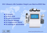 9 1 Ultrasonik 40k Kavitasyon Vücut Zayıflama Makinesi Kilo Kaybı Yeniden Şekillendirme Güzellik