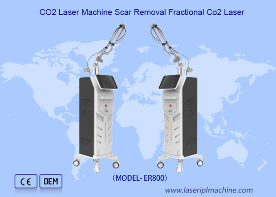 Dikey Kısımlı CO2 Lazer Makinesi Pigment Temizleme Yara izi Temizleme