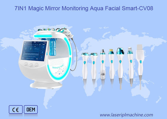 7'si 1 Arada Sihirli Ayna İzleme RF Aqua Yüz Makinesi