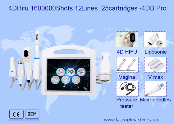 6 1 4D Klinik Ultrason Hifu Güzellik Makinesi