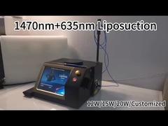 1470nm 980nm Fiber Optic Diode Laser Liposuction Makinesi