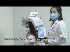 660nm Diyot Saç Büyütme Makinesi Lazer Terapi Makinesi HR208 1 Yıllık Garanti