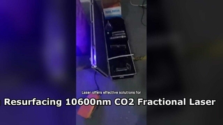 60W Cilt Yenileme Vajinal Sıkma RF Tüp 10600nm Fraksiyonel Co2 Lazer Makinesi
