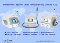 Güzellik Salonu için Mini 1-5hz Taşınabilir Dövme Temizleme Makinesi Q Switched Lazer