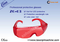 Led Soğuk Işık / Diş Beyazlatma Makinesi İçin Kırmızı 400nm Lazer Güvenlik Gözlükleri