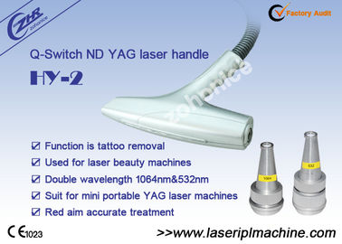 Çifte dalga boyu ile Tattll kaldırma için Nd Yag Laser Handle Hy 2