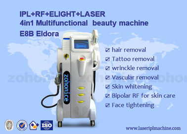 Güvenli çok işlevli Güzellik Ekipmanları Elight RF lazer için Pigment kaldırma