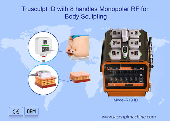 CE Rf Güzellik Ekipmanları 2 mhz Yağ Azaltma Taşınabilir Trusculpt Id