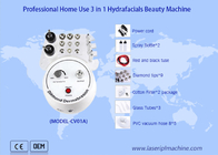 Taşınabilir 3in1 Elmas Dermabrazyon Cilt Soyma Yüz Temizleme Makinesi