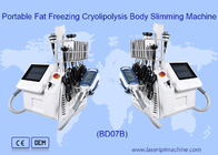 Taşınabilir 650nm Soğuk Lipoliz Vücut Zayıflama Makinesi Yağ Dondurucu 6 In1