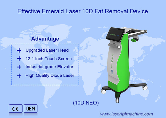 532nm 635nm Zümrüt Lazer Kilo Kaybı Etkili Yağ Giderme 10d Liposuction Cihazı