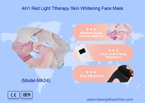 630nm/880nm/590nm/470nm Led Yüz Maske Kırmızı/Sarı/Mavi/Infrared Işık Modu için Işık Terapisi