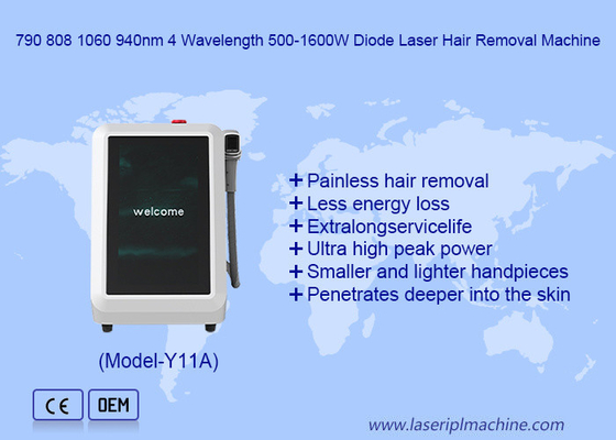 790nm 940nm 1060nm 808nm Diyot Lazer Saç çıkarma Vücut Depilasiyonu
