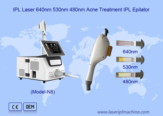 IPL Kristal Etkili Ağrısız IPL Lazer Saç Kaldırma Cilt Yenilenme Cihazı
