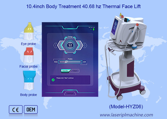 3in1 40.68MHz Odaklı Termolift RF Deri Sıkıştırma Vücut Sıkıştırma Makinesi