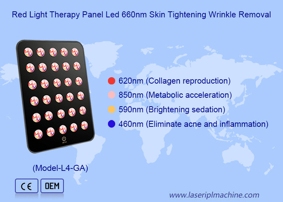 660nm 850nm Led Terapi Cilt Aydınlatma Akne Tedavisi Kırmızı Işık Panelli