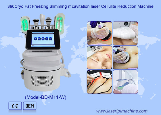 360 Cryo 40K Cavitation Body Sculpting with Double Chin Handle for Cellulite Removal (Sellulit kaldırma için çift çene sapı ile 360 Cryo 40K kavitasyon vücut heykel yapımı)