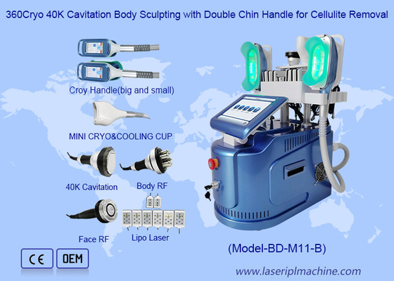 360 Cryo Vacuum Rf Lipo Laser 6 In 1 Fat Freezing Ağırlık kaybı vücut zayıflatma makinesi