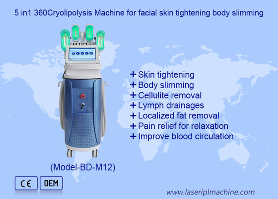 9Handles Double Chin Removal RF 40K Kavitasyon Lipo Lazer Kriyolipolisi Makinesi