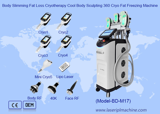 Vücut Geciktirme Yağ Kaybı Kriyoterapi Soğuk Vücut Kalıplama 360 Cryo Yağ Dondurma Makinesi