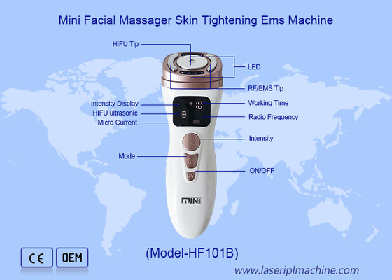 Ev Kullanımı Mini Yüz kaldırma Anti yaşlanma Deri sıkıştırma Ems HIFU Makinesi