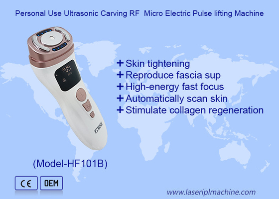 Kişisel Kullanım Ultrasonik Oymak RF Mikro Elektrik Nabız kaldırma Makinesi