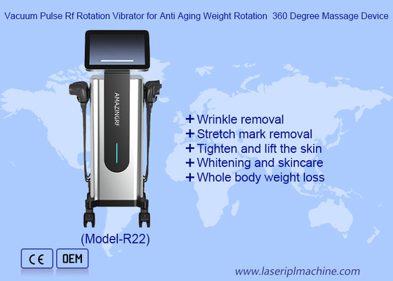 Yaşlanma Karşıtı Ağırlık Dönüşümü 360 Derece Masaj Cihazı için Vakum Darbe RF Dönüştürme Vibratörü