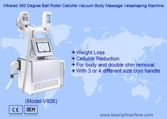 360 Cryo Fat Freezing Roller Massager Anti Selülit Kaldırma Ağırlık Kaybetme Makinesi