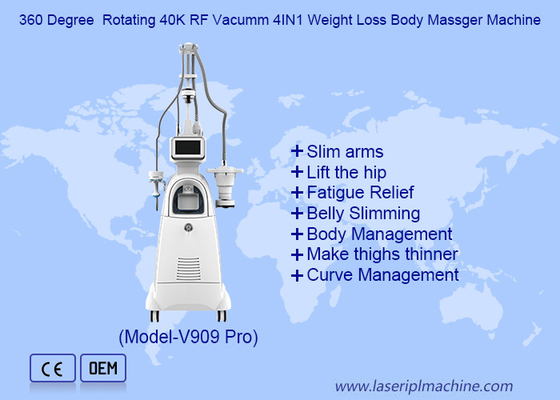 360 derece dönen 40K RF Vacuum 4 In 1 Kilo kaybı vücut masaj makinesi