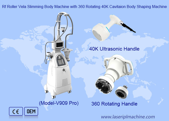 4 in 1 360 derece döner 40K RF Vacuumm For Weight Loss Velashaping Slimming Machine
