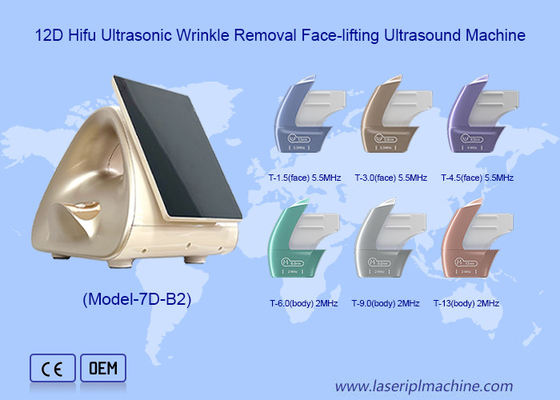 10 kartuş 10000 çekim Ultra Mikro Pulsed Ultrasonik 12D Hifu Makinesi