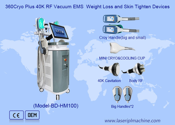 40K kavitasyon ultra zayıflatma Ems 2 In1 vücut heykel 360 Cryo Makine