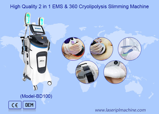 40k Elektromanyetik Cryolipolysis Zayıflama Makinesi Kas Kazancı Dondurulmuş Kazanç