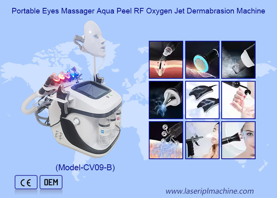9 in 1 Cilt Bakımı Kırışıklık Kaldırma Aqua Peel Hydro Jet Peeling Rf Mikrodermabrasyon Yüz Makinesi