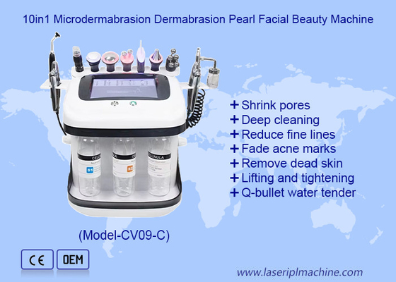 Yüz Bakımı Aqua Peel RF Oksijen Jet Hidro Mikrodermabrasyon Makinesi Derin Temizlik İçin