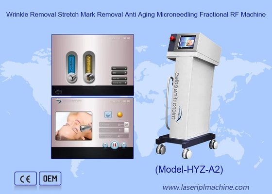 2in1 Soğutma Cryo Hammer Cilt Yenilenmesi için Fraksiyonel Mikroneedle RF Makinesi