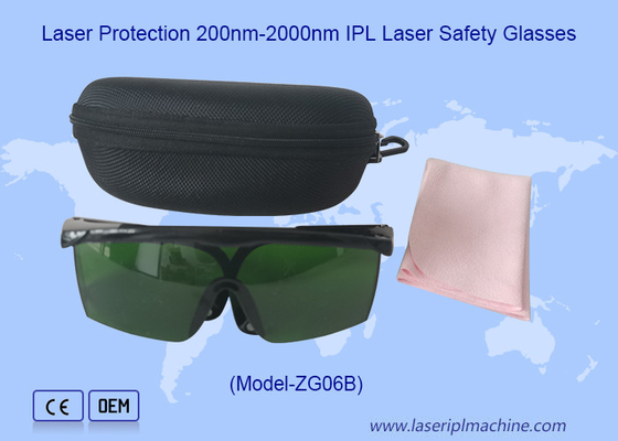 200-2000nm OD3+ IPL Lazer Güvenliği Göz Koruma Gözlüğü, Lazer Epilasyon Tedavisi İçin