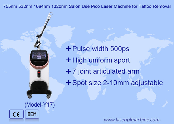 Kore'den İthal Lazer Kol 1064 532 755nm Pikosaniye Lazer Dövme Silme İçin