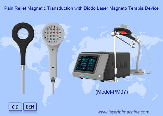 Ağrı kesici Diyot Lazer Magneto Terapi Cihazı ile Manyetik Transdüksiyon